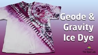 Tie Dye Designs : Muck Dyed Geode and Gravity Ice Dyed T-shirt