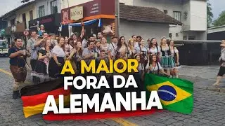 A Maior Festa de rua Alemã fora da Alemanha  no Brasil em Pomerode Festa Pomerana 2026 #pomerode 