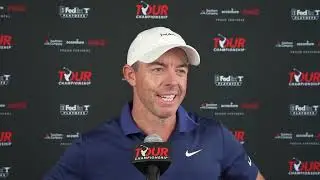 Rory McIlroy solid ball-striking but slow greens hold him back at East Lake