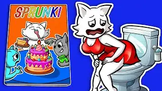 Making INCREDIBOX SPRUNKI Game Book 📚 (➕ Wenda Story Bad Toilet Squishy Surgery) DIY 소닉 테이프