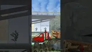 SPINTIRES MUDRUNNER : Driver Skills | Cargo Truck vs. Speed Bumps : Daily Short 83