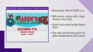 Mason's Jingle Jog, time to sign up for the 5K