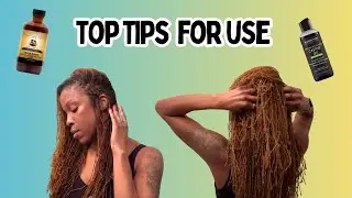 Как использовать ямайское черное касторовое масло для локонов (31 день Sisterlocks - День 22)
