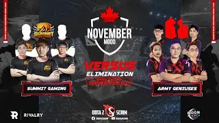 Summit Gaming vs Army Geniuses - Moon Studio November Mood 2022 - Playoffs - Elimination - BO3