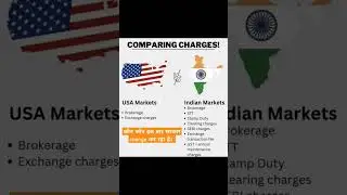 Comparing charges  ! || Indian  market  vs USA market #indianmarket #usamarket #crypto #stockmarket