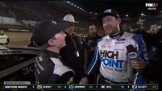POST-CRASH Interview || Chase Briscoe v. Tyler Reddick