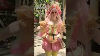 Rosy Maple Moth Faerie Garb #renfaire #renaissancefestival #fairy #ootd #fairymakeup #fae