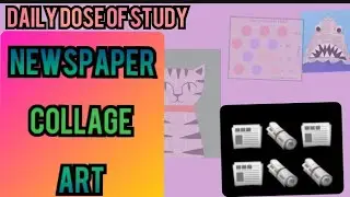 NEWSPAPER COLLAGE ART/IDEAS #short @DAILYDOSEOFSTUDY05 January 2, 2022
