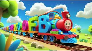 The Letters on the Train Go Click-Clack-Clack | ABC Train Song for Kids 🚂🔤🎵