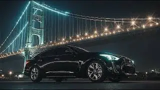 Luxury Night Drive Under the Bridge | Cinematic City Car Vibes & Chill Beats