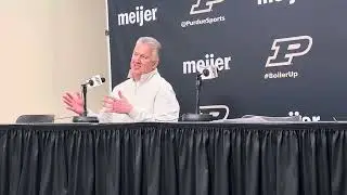 Matt Painter after #1 Purdue beats #9 Illinois.