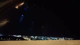 Night view Al amrat, Muscat, Oman.