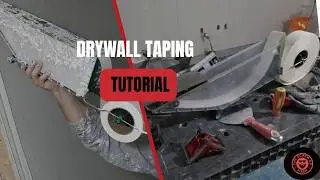 Professional Drywall Taping with the Taper Mate | Massive House Renovation