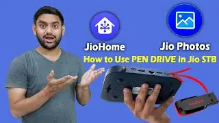 Jio Fiber Set Top Box | Jio Photos | How to Use Pen Drive in Jio Fiber Set Top Box, Jio Home App Use