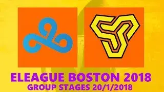 CLOUD9 vs SPACE SOLDIERS (COBBLESTONE) - ELEAGUE BOSTON MAJOR 2018 GROUP STAGES