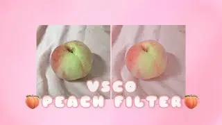 VSCO PEACH FILTER 🍑