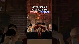 Hamilton in BLOXBURG?? #bloxburg #welcometobloxburg #roblox #gaming