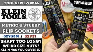 Klein METRIC & STUBBY Flip Sockets - What Many Have Asked For!  #tools #klein #electric