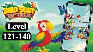 Bird Sort Puzzle l Classic Level 121 to 140 l Bird Sort Color Puzzle l Bird Sort Puzzle Challenge