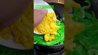 Stir-fried Bell Pepper with Eggs #cookingvideo #homecooking #asianfood