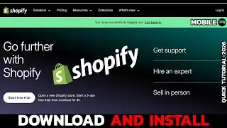 How to Download & Install Shopify App on Smartphone (2026)?