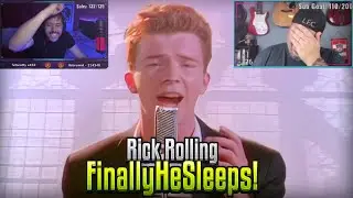 Ruban Rick Rolls @FinallyHeSleeps Live on Stream with a @WillNE TikTok #RubanShorts