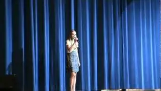 JEN Singing at 2010 Lincoln County Junior Miss Pageant