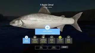 Russian Fishing 4 Tunguska River Trophy fish Artic Omul
