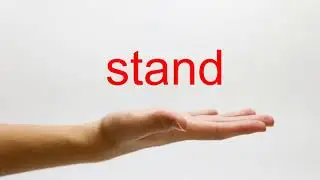 How to Pronounce stand - American English