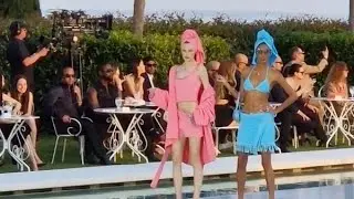 VERSACE | Cruise Cannes 2023 La Vacanza | Ch&acirc;teau de la Croix des Gardes | French Riviera