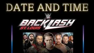 wwe backlash 2025 date and time in India🇮🇳|#wwe #backlash
