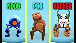 NOOB vs PRO vs HACKER in Rolly Legs!