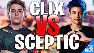MSF Clix 1 VS 1 MSF Sceptic | Creative 1v1 *MSF BUILD FIGHTS*