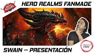 ⭕⚔ HERO REALMS FANMADE ⚔ Swain Amo de Dragones - Presentación - Juego de mesa