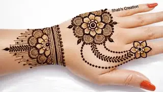 Beautiful Stylish Jewellery Mehndi design | Back hand mehndi designs | Simple Mehandi design | Henna