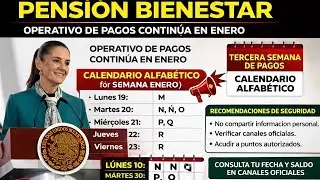 ⚡👵&iexcl;SORPRESA! Adultos mayores reciben pagos Pensi&oacute;n Bienestar en enero 👴