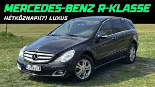 CSALÁDI JEGY AZ ELSŐ OSZTÁLYRA: Mercedes-Benz R 320 CDI 4MATIC, 2006