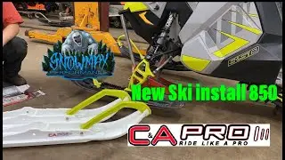 2020 Polaris RMK 850 C&A Pro Skis Install