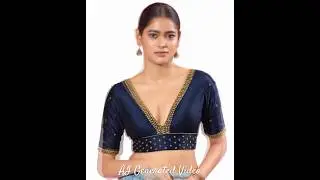 AI generated video from blouse images. See comments for details #blouse #ai #silk