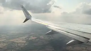 Flight from Paris to England in the fluffy clouds 2025 (part two)