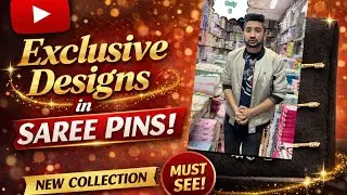 Latest Saree Pin Designs 2026 | Jaipur Nahargarh Market | Wholesale|#sareepins #saree#wholesale