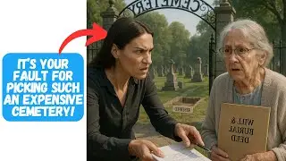 Greedy Niece Tries to Steal Old Woman&rsquo;s Grave Plot Then Flies in to Con Her Into Giving It Up!