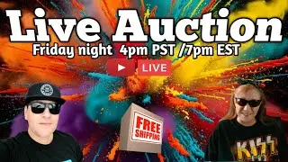 🔴LIVE AUCTION & BUY IT NOWS! 📦FREE SHIPPING 💥Free Giveaways!