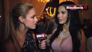 Liz Leyda interviews Jayde Nicole and Chris Jacobs at Betty White's 'Diamonds Not Fur' Gala