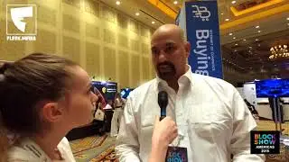 Buying.com's Tom Hashem on the BlockShow Floor Explaing Their Upcoming ICO on October 1, 2018