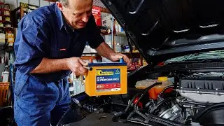 How to replace a Car Battery - Easy DIY Guide to refitting the terminals and hold-down bracket