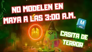 Showcase 360&deg;: Casa del Terror | Modelado 3D | Maya + Blender