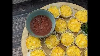 Keto Cheesy Cauliflower Muffins