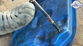 Extract Broken fuel tap from Generator tank NEW : easy WAY  @sixtyfiveford