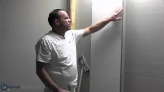 Sanding after one coat  - Drywall Instruction